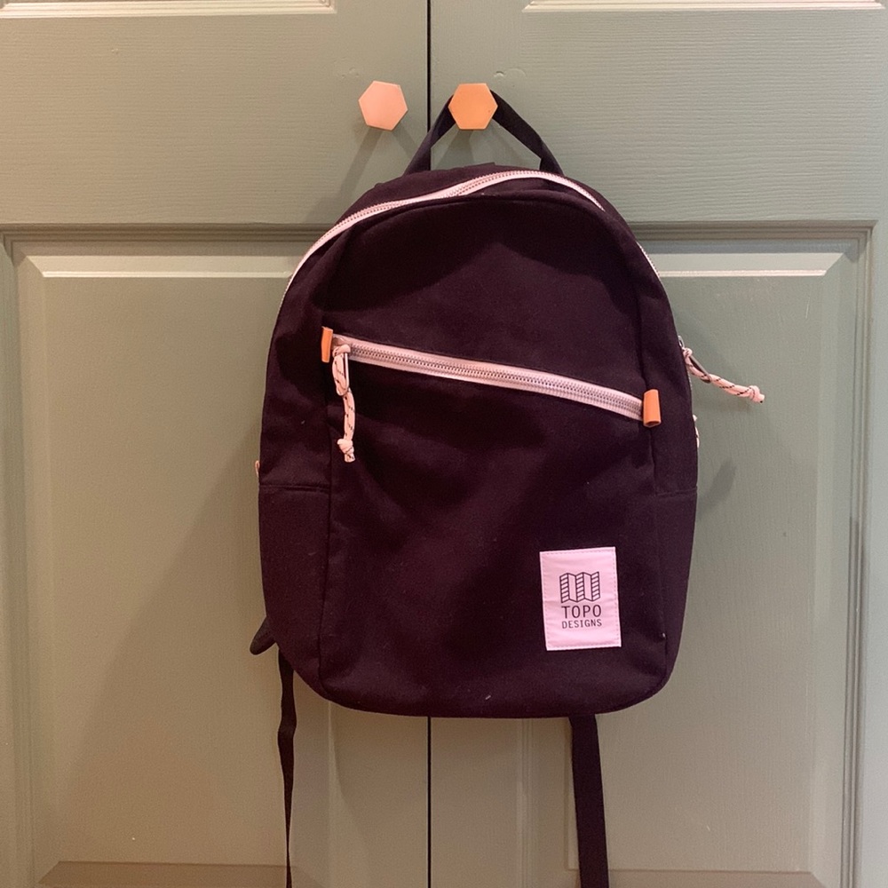 Topo designs canvas day pack